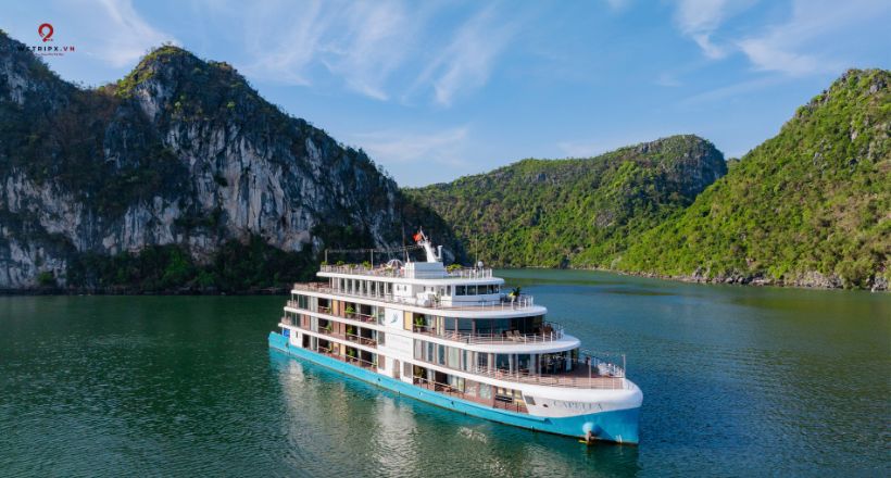 Capella Cruise, du thuyền 5 sao đẳng cấp vịnh Hạ Long
